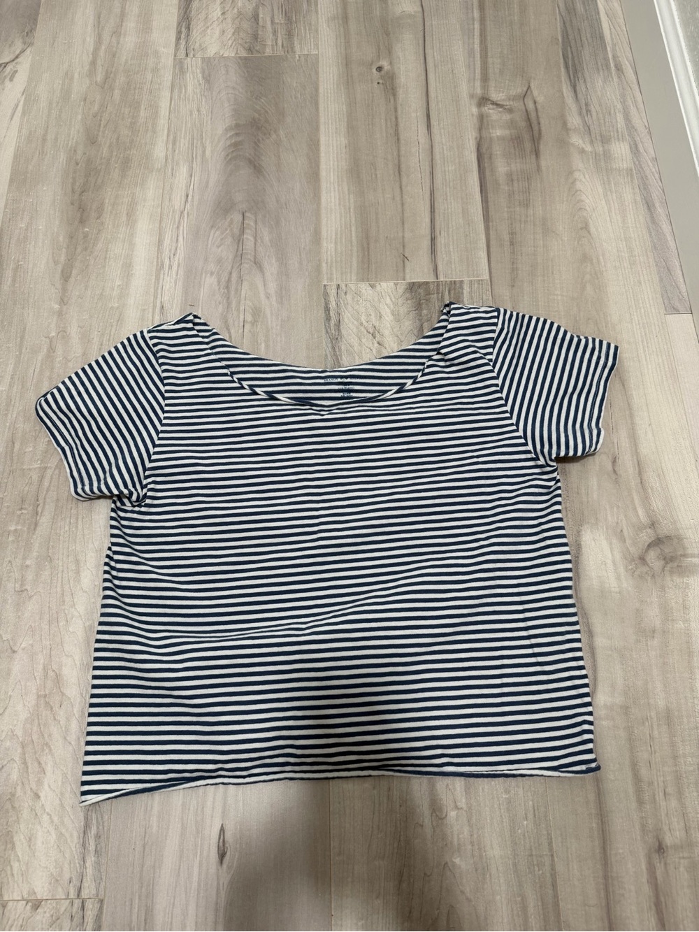 Brandy Melville off the shoulder stripped shirt